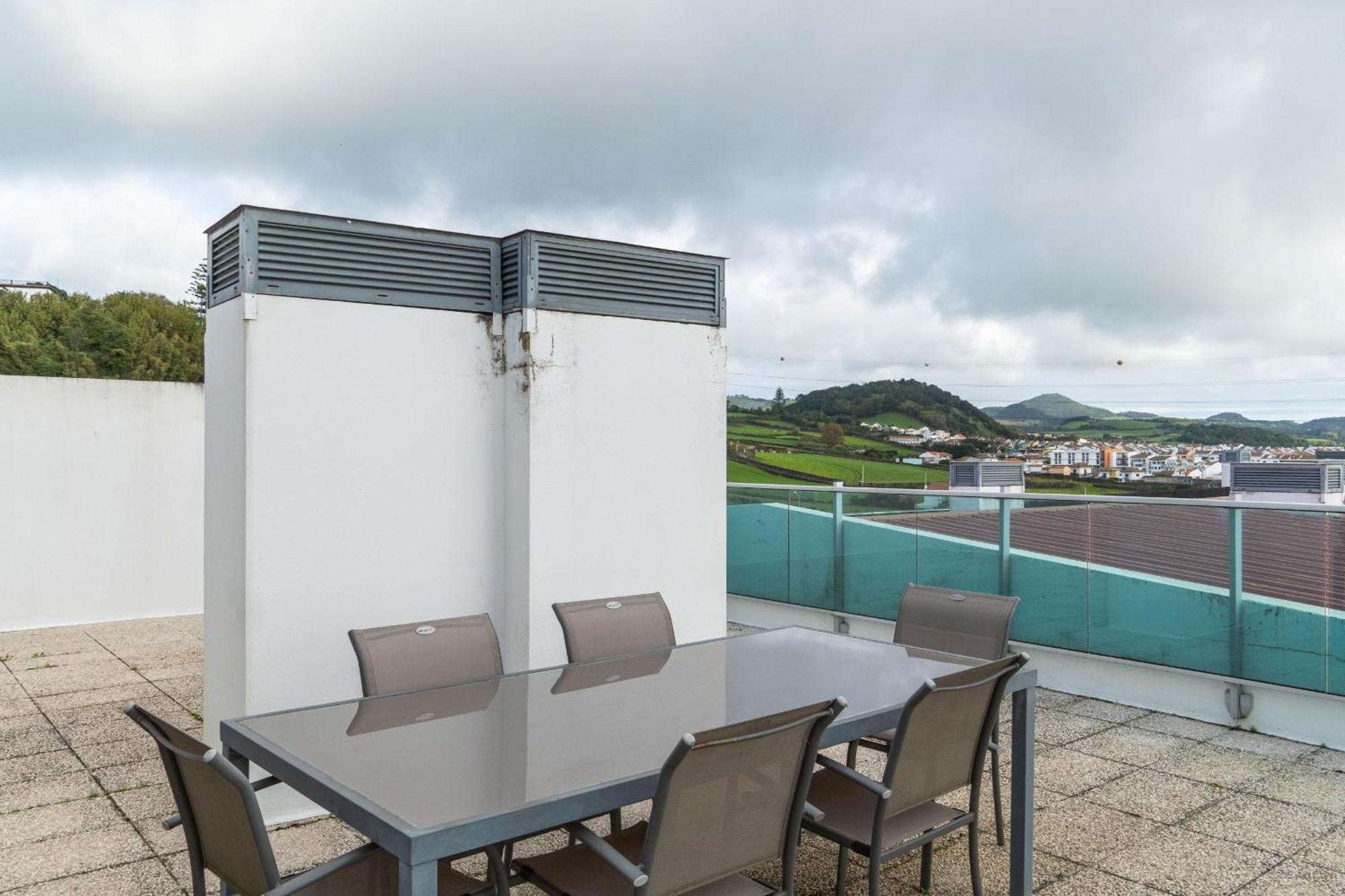 Rooftop Terrace Apartment Pdl Ponta Delgada Eksteriør billede